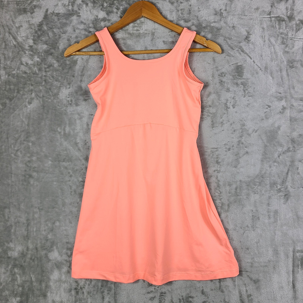 Columbia PFG Girls Freezer Dress UPF 50 Peach Fishing Coastal Youth Size M 10/12